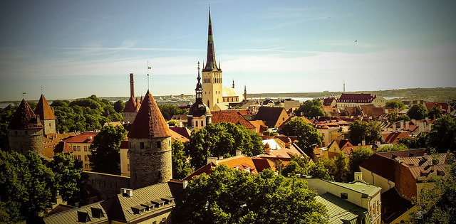 Tallinn skyline