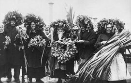 Rural Latvian Midsummer celebrations, 1930´s